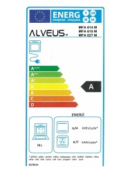 Alveus Best 2’li Beyaz Ankastre Set(Cam Gazlı Ocak + Soğutma ve Turbo Fırın (KLS670+ MFA615) - 6