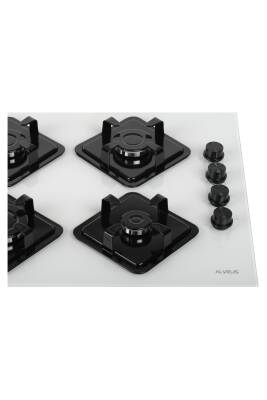 ALVEUS GLS 640 BEYAZ CAM ANKASTRE OCAK - 4