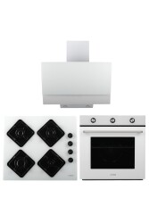 ALVEUS LUMERA 615 BEYAZ TURBO/SOĞUTMA FANLI 3'LÜ ANKASTRE SET - ALVEUS