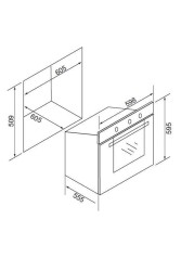 ALVEUS MFA 630 INOX ANKASTRE FIRIN - 2