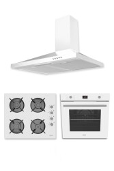 EXEP BASİC BEYAZ 260 3'LÜ ANKASTRE SET (ED400-EO320-EF260) - EXEP