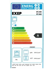 Exep Elegra 2’li Beyaz Ankastre Set(Cam Gazlı Ocak + Turbo Fırın (EO320+ EF240) - 6